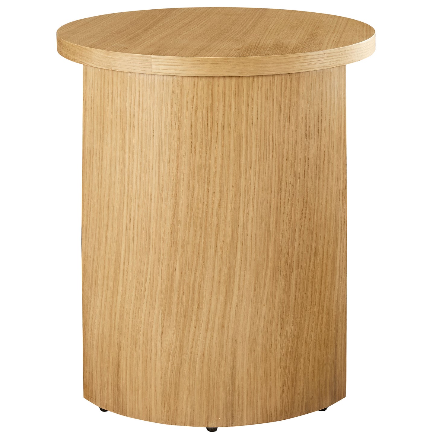 Aspect Round Wood End Table by Furniture For America