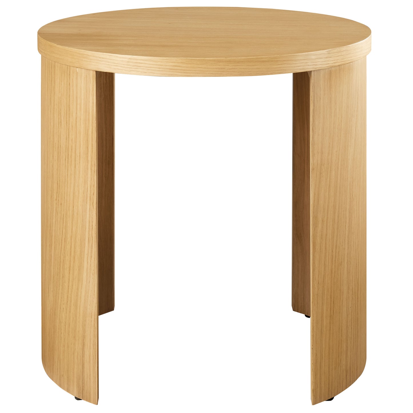Aspect Round Wood End Table by Furniture For America
