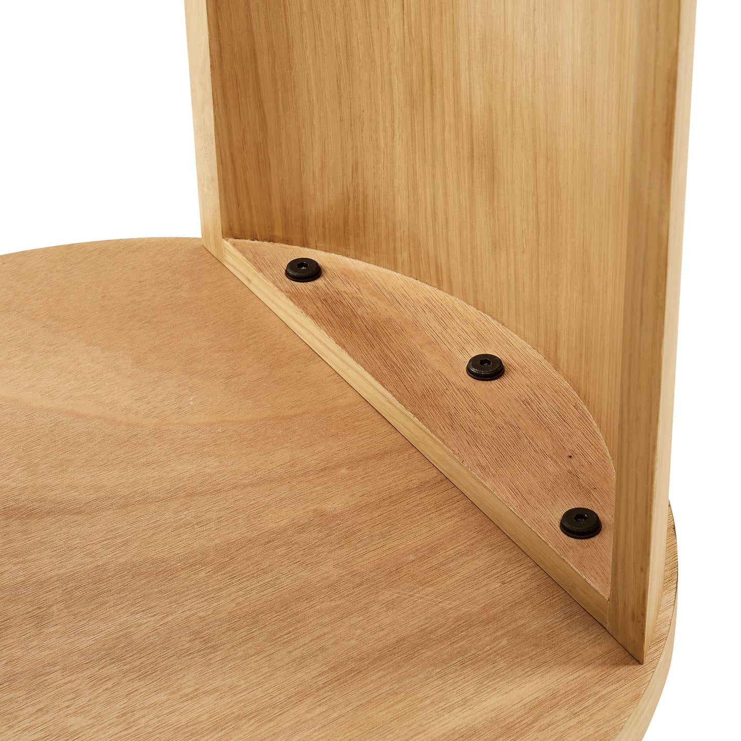 Aspect Round Wood End Table by Furniture For America