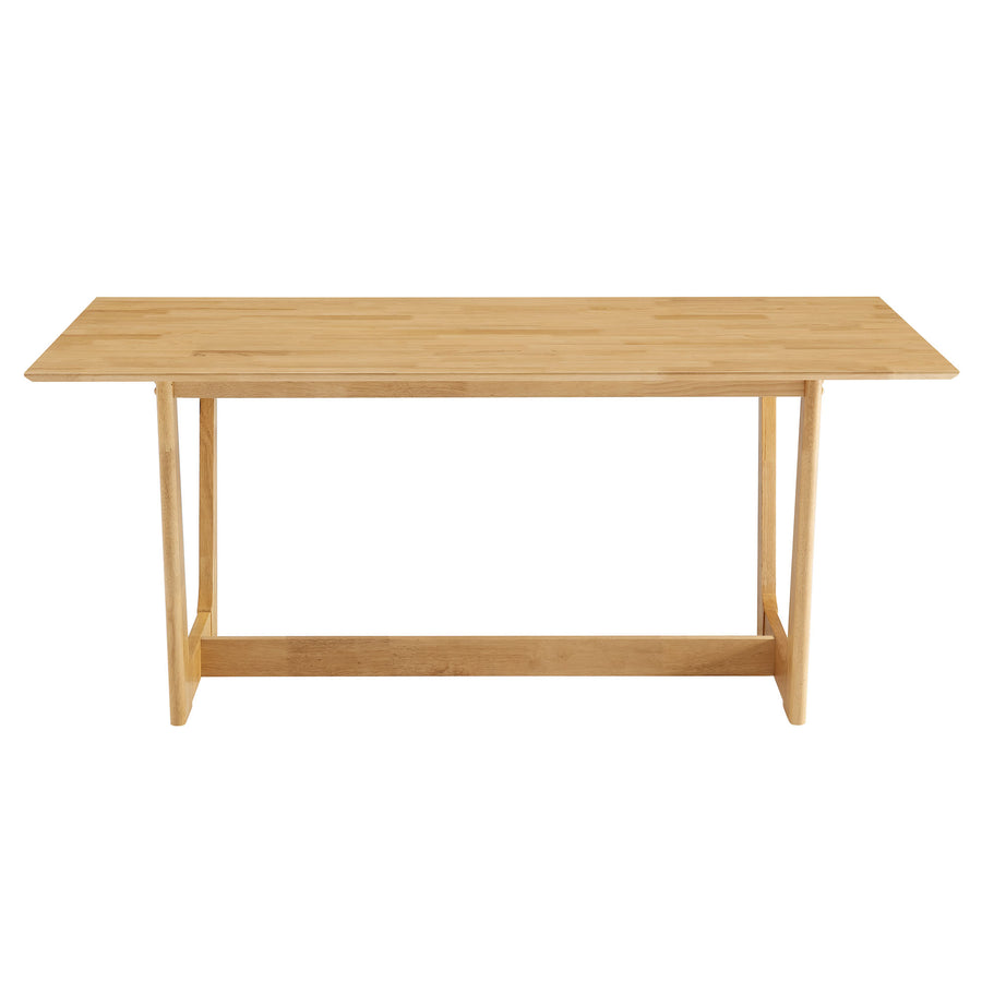 Marble 71" Rectangle Wood Dining Table in Natural