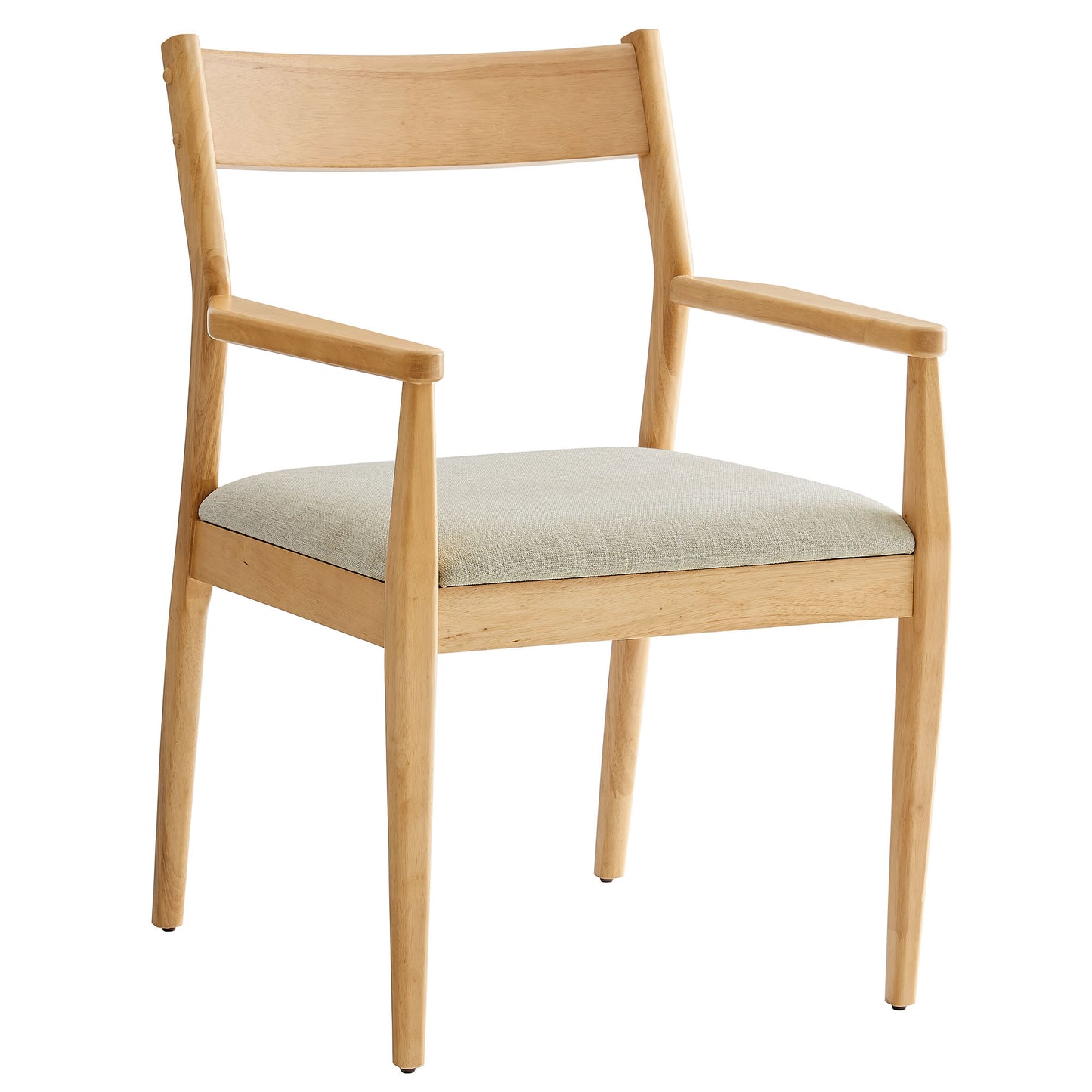 Solara Fabric Wood Dining Armchairs Set of 2 by Furniture for America