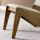 Ardmore Vegan Leather Accent Chairs Set of 2 in Weathered Oak Stone