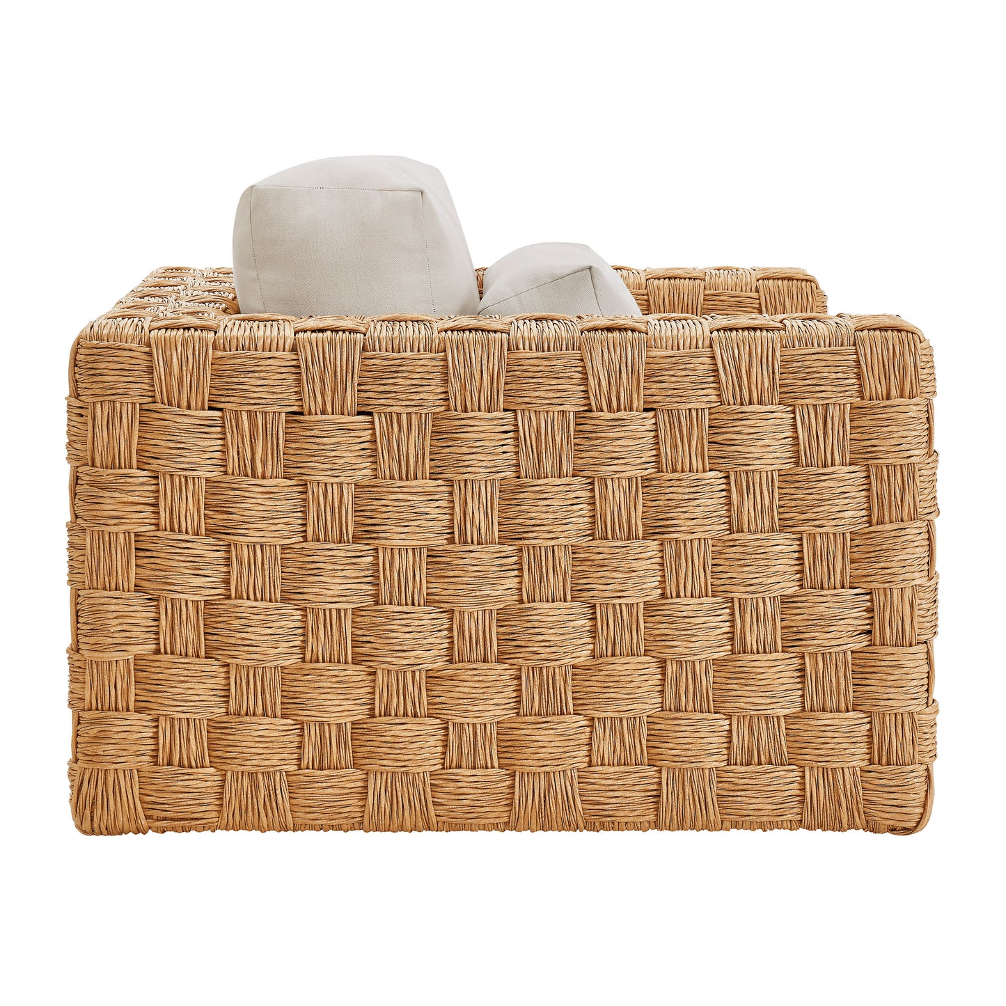 Thames Outdoor Patio Wicker Outdoor Patio Rattan Armchair by Furniture For America
