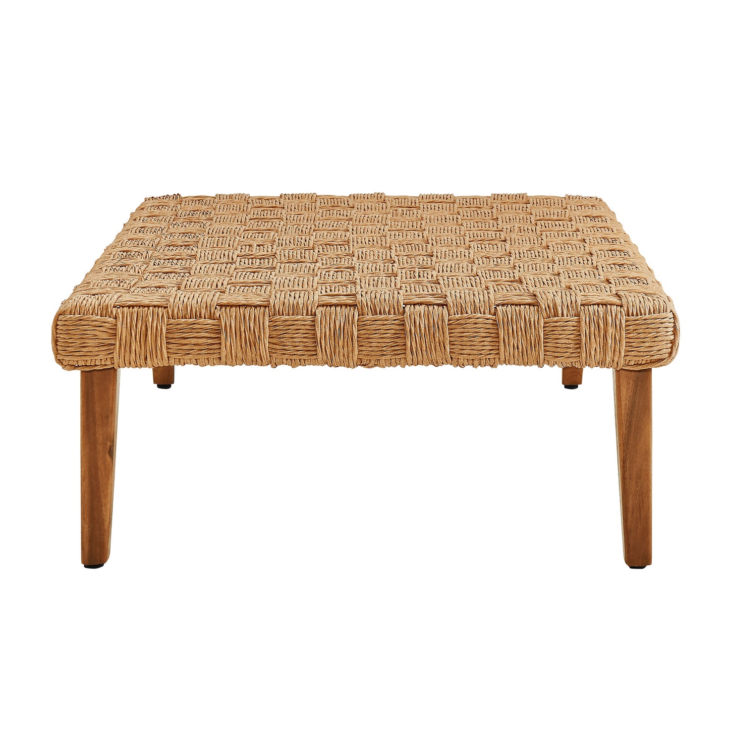 Thames Outdoor Patio Wicker Outdoor Patio Rattan Coffee Table by Furniture For America