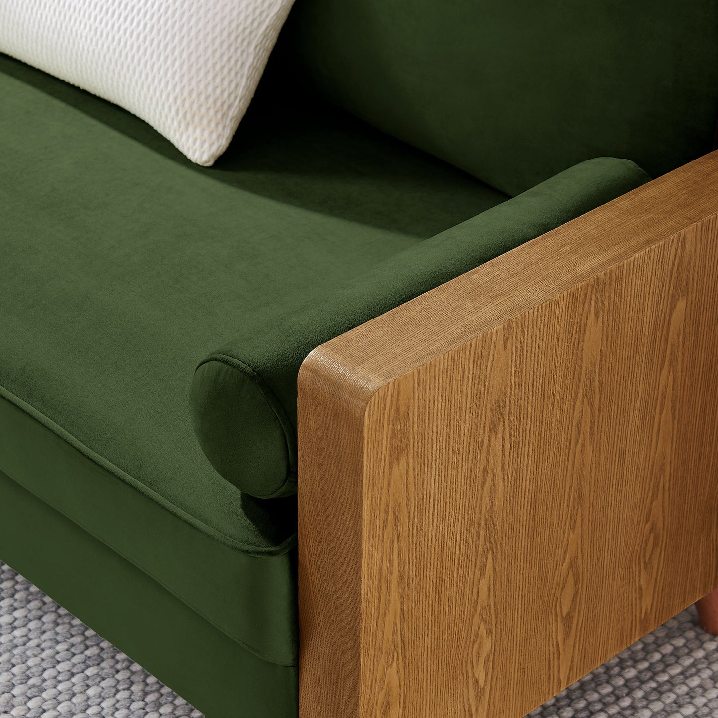 Kellan Performance Velvet Loveseat by Furniture for America