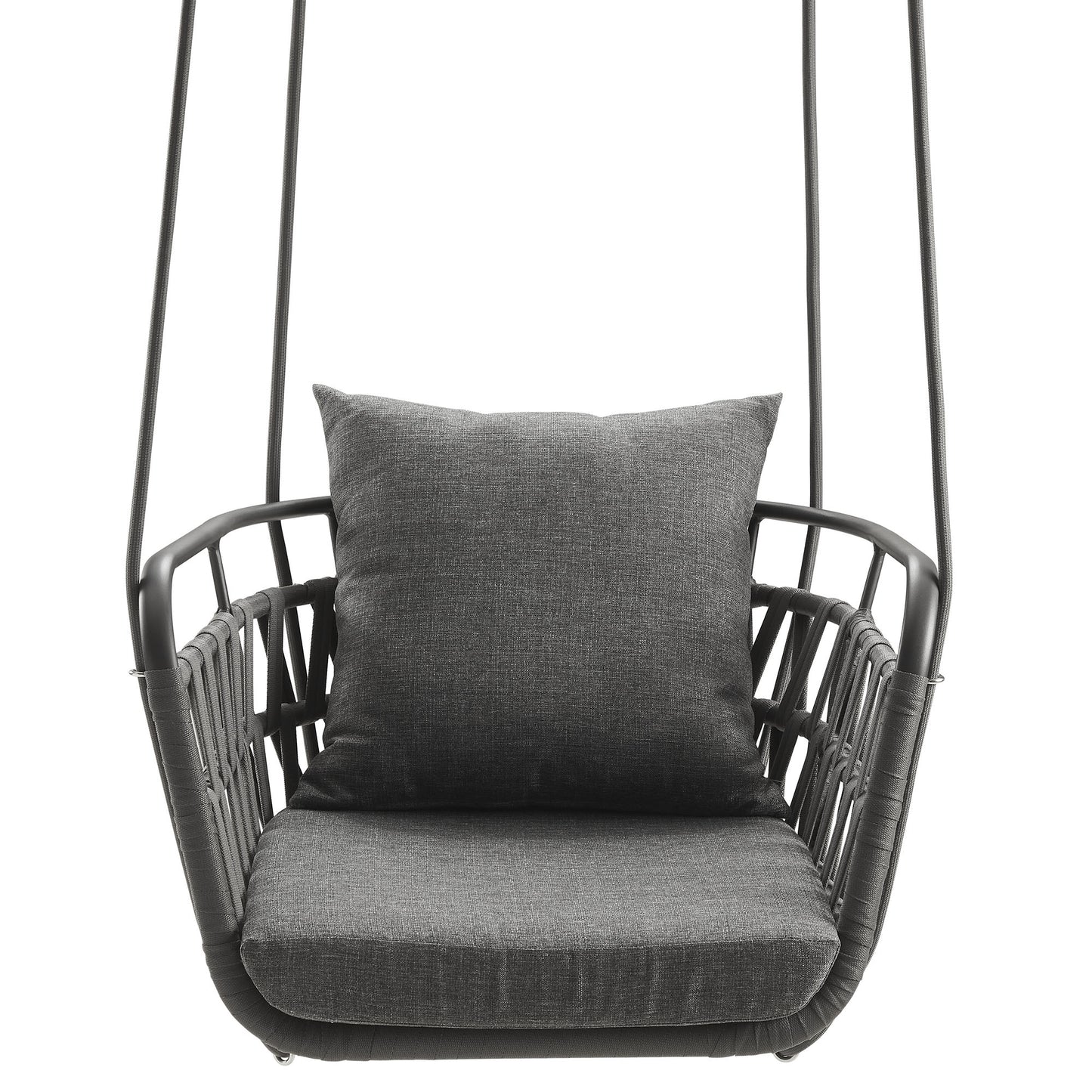 Kaliah Outdoor Patio Aluminum Swing Chair by Furniture for America