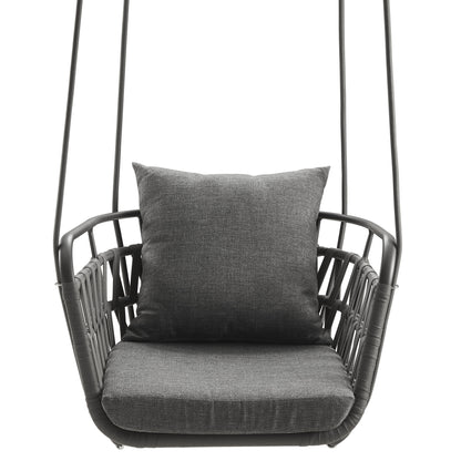 Kaliah Outdoor Patio Aluminum Swing Chair by Furniture for America