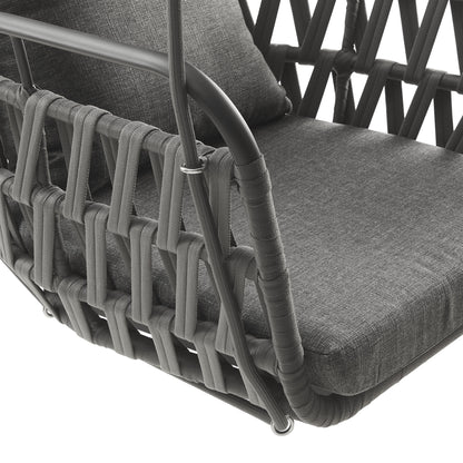 Kaliah Outdoor Patio Aluminum Swing Chair by Furniture for America