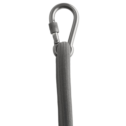 Kaliah Outdoor Patio Aluminum Swing Chair in Charcoal Charcoal