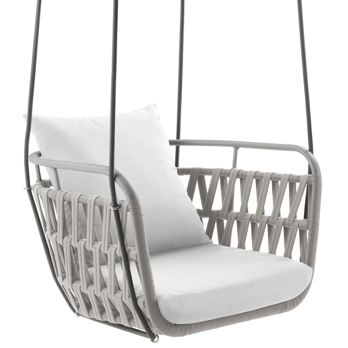 Kaliah Outdoor Patio Aluminum Swing Chair by Furniture for America