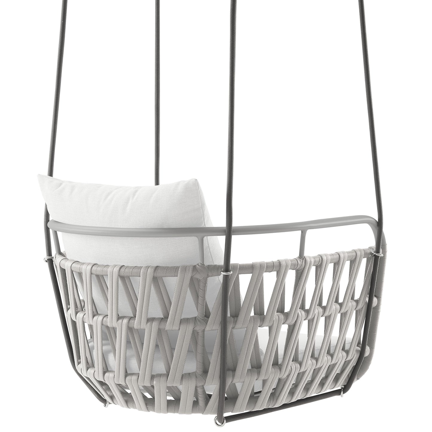 Kaliah Outdoor Patio Aluminum Swing Chair by Furniture for America