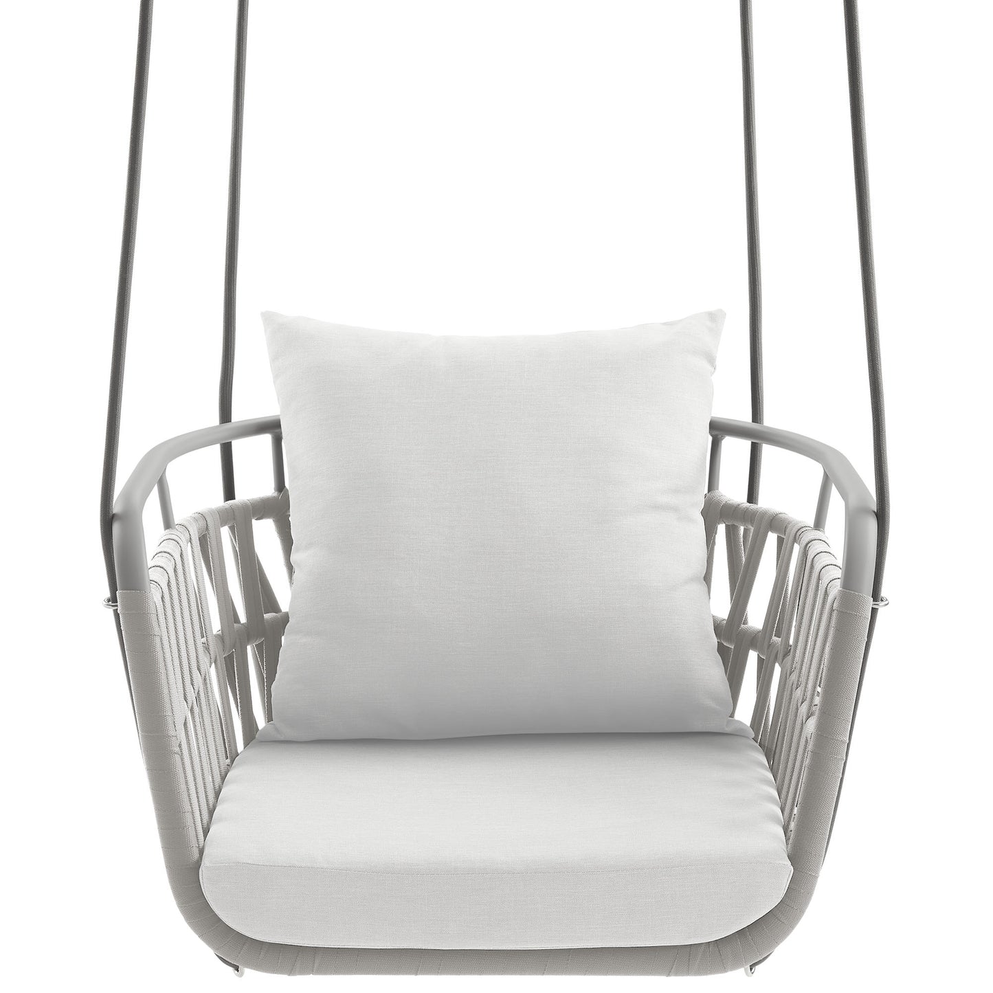 Kaliah Outdoor Patio Aluminum Swing Chair by Furniture for America
