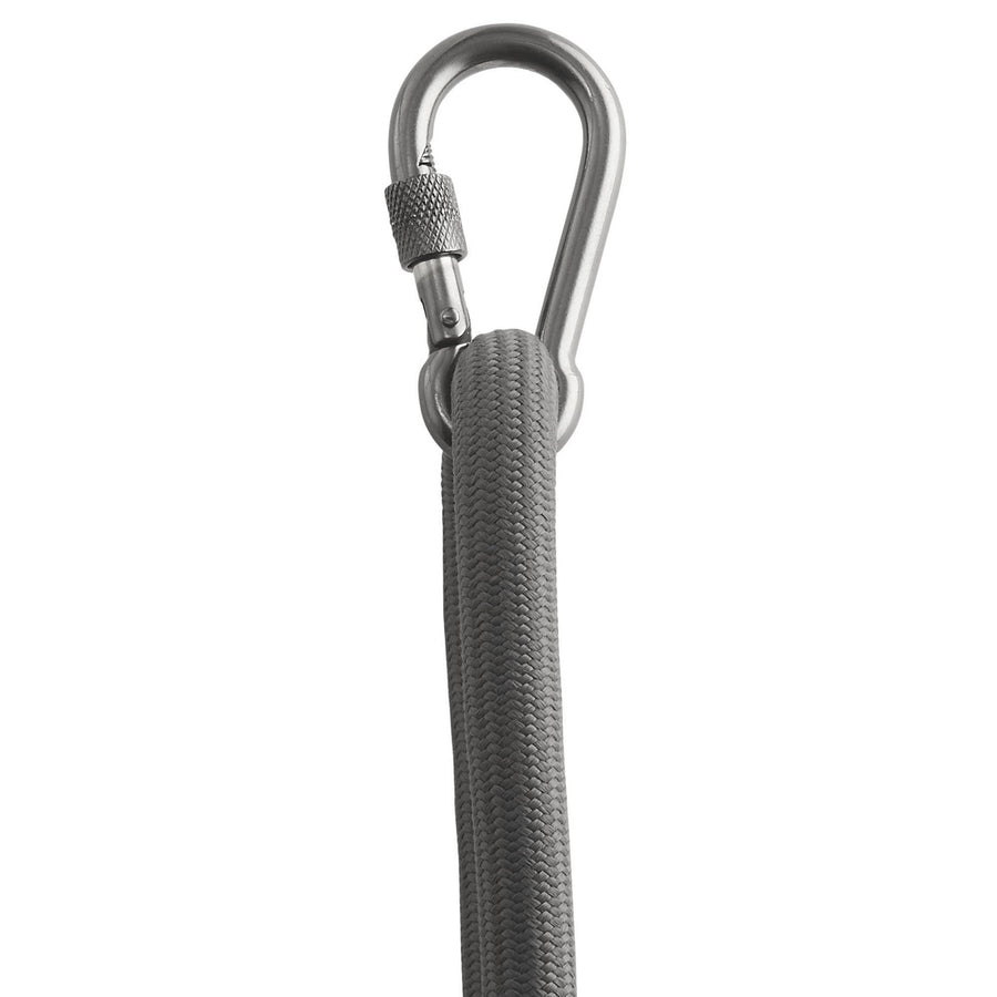 Ubeda Outdoor Patio Aluminum Swing Chair in Light Gray White