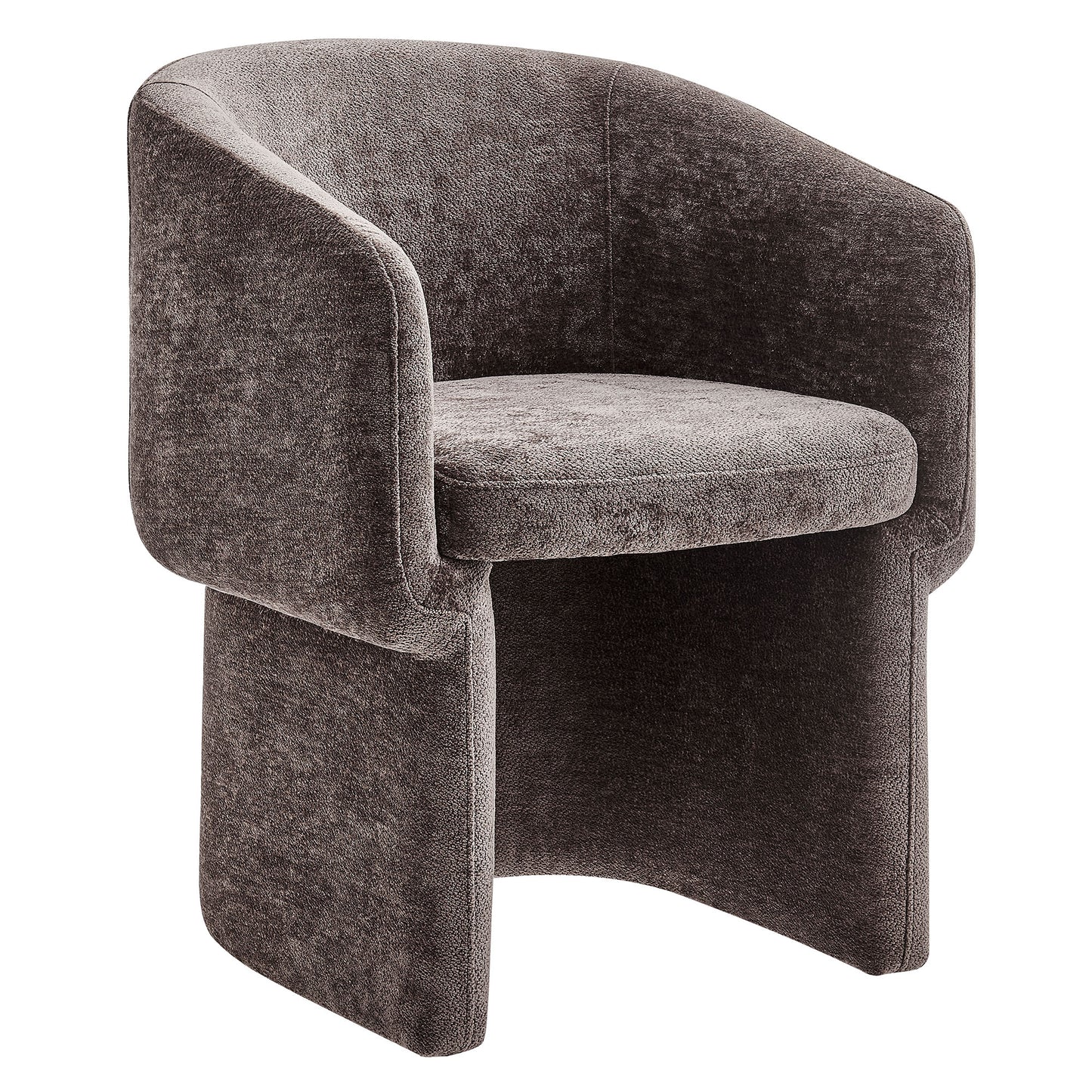 Verity Barrel Back Chenille Dining Armchair by Furniture For America