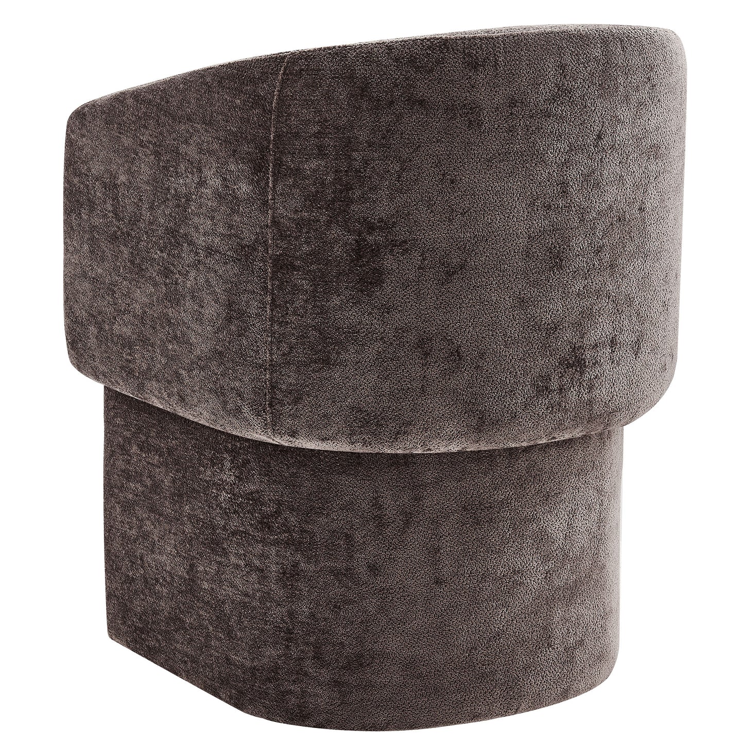 Verity Barrel Back Chenille Dining Armchair by Furniture For America