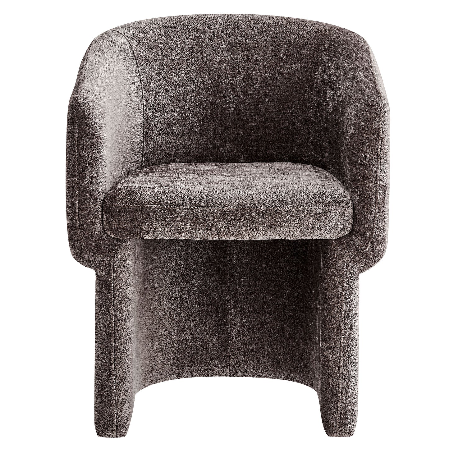 Verity Barrel Back Chenille Dining Armchair by Furniture For America