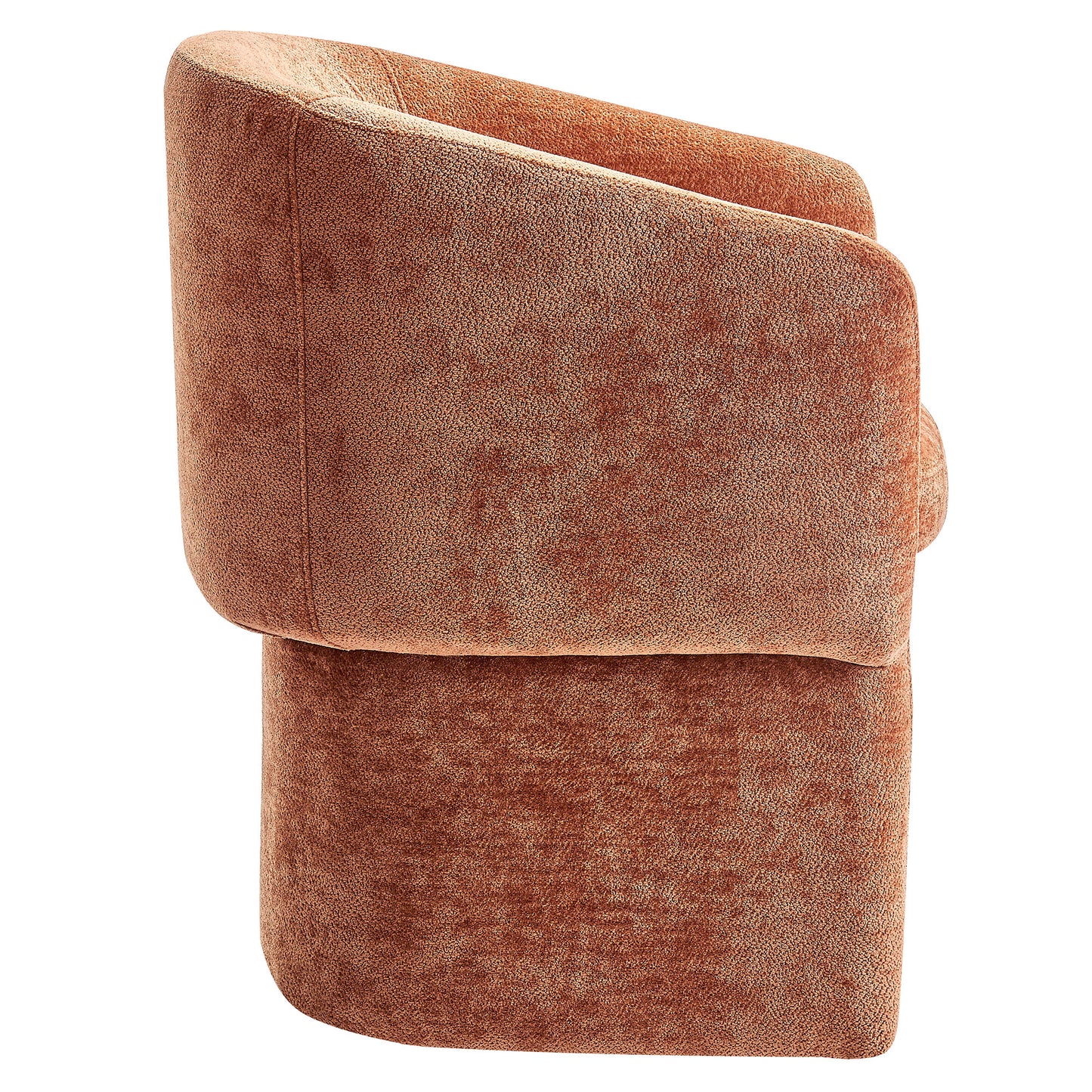 Verity Barrel Back Chenille Dining Armchair by Furniture For America
