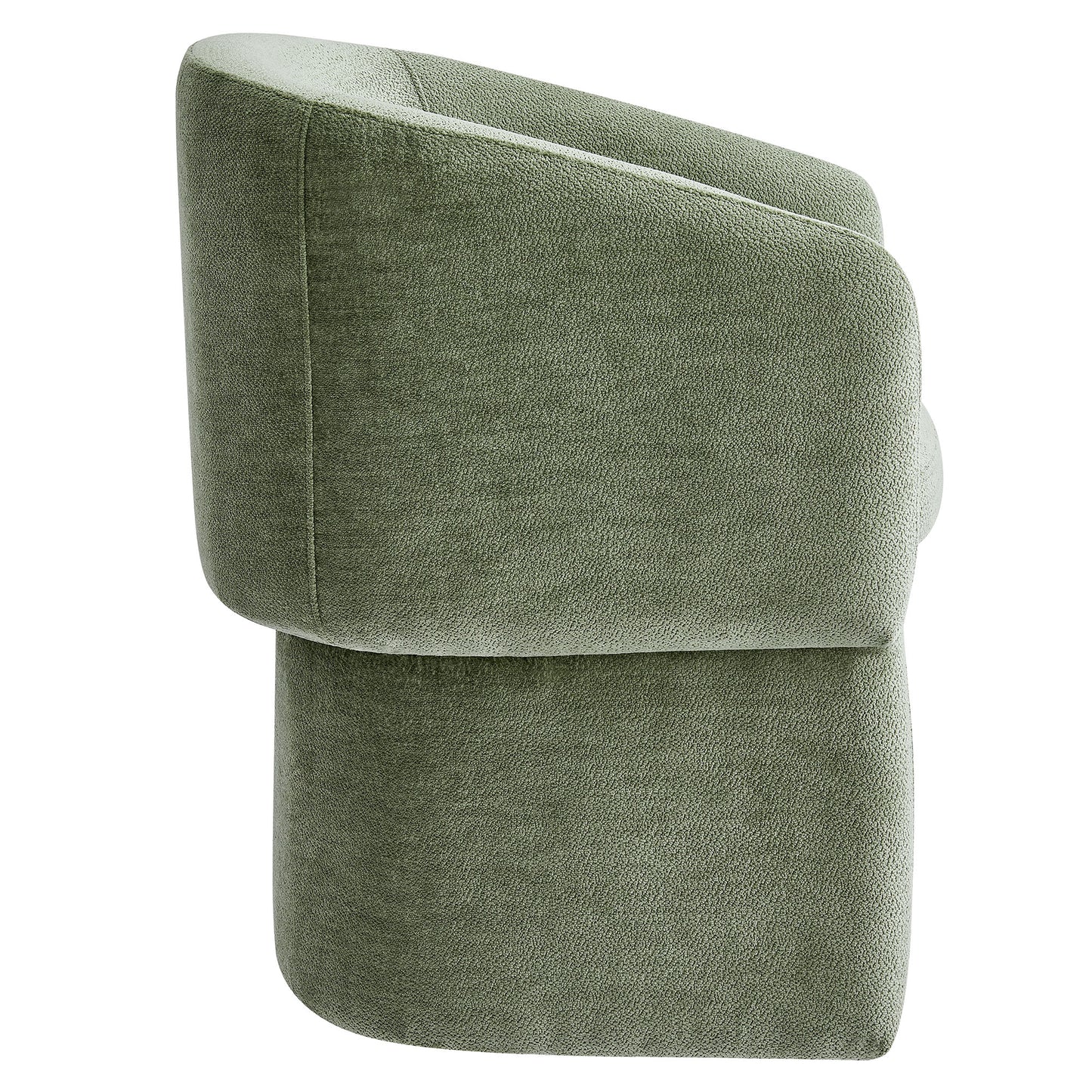 Verity Barrel Back Chenille Dining Armchair by Furniture For America