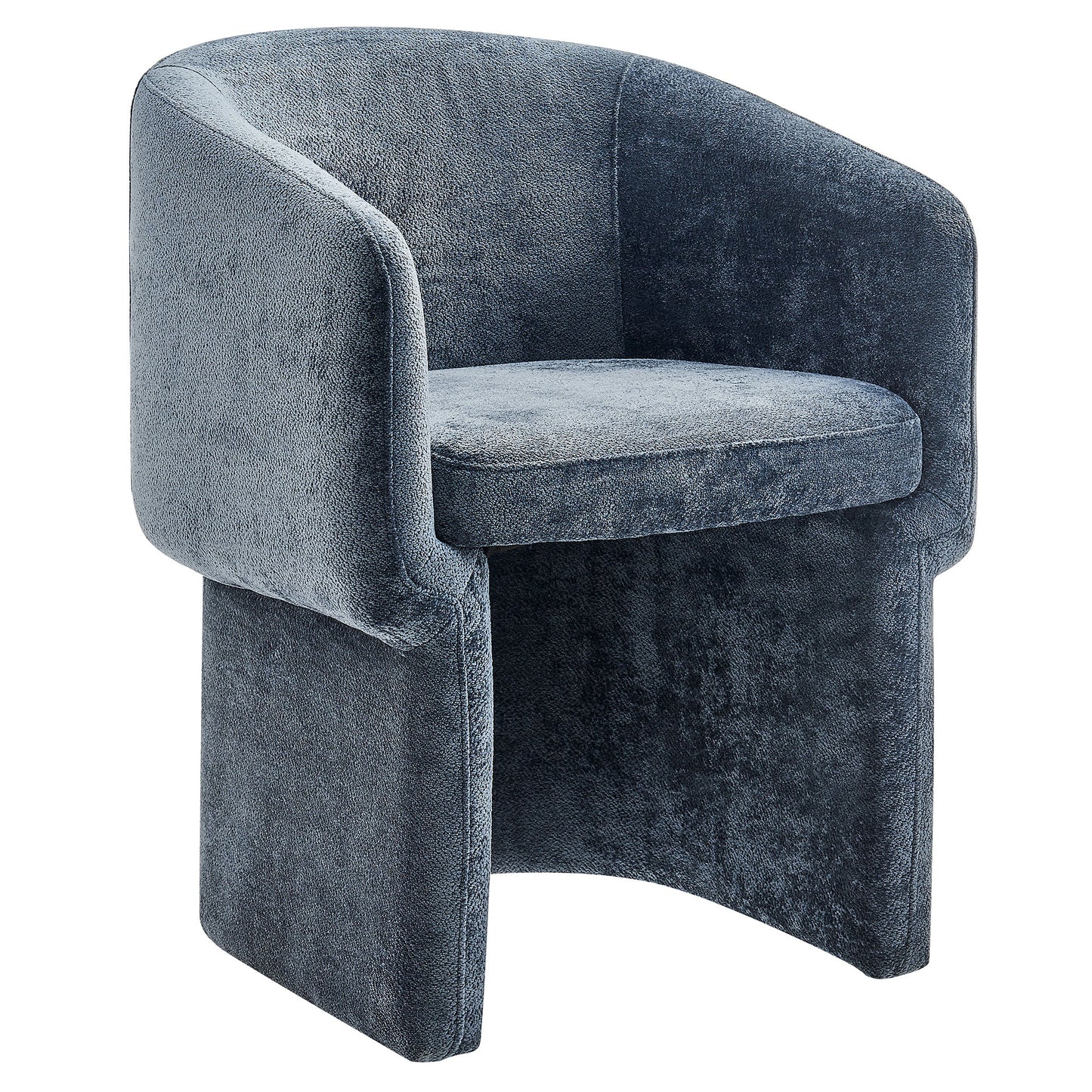 Verity Barrel Back Chenille Dining Armchair by Furniture For America