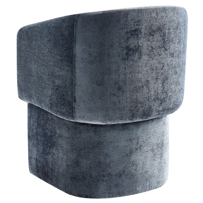 Verity Barrel Back Chenille Dining Armchair by Furniture For America