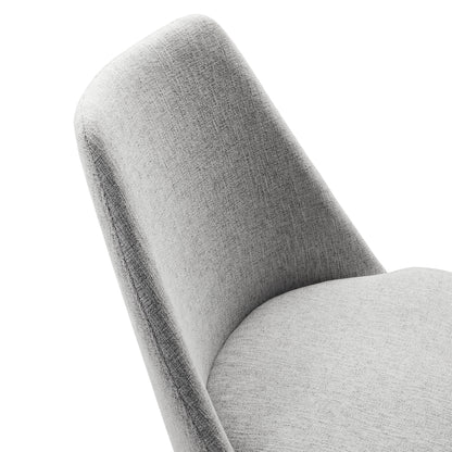 Lippa Swivel Dining Upholstered Side Chair by Furniture For America