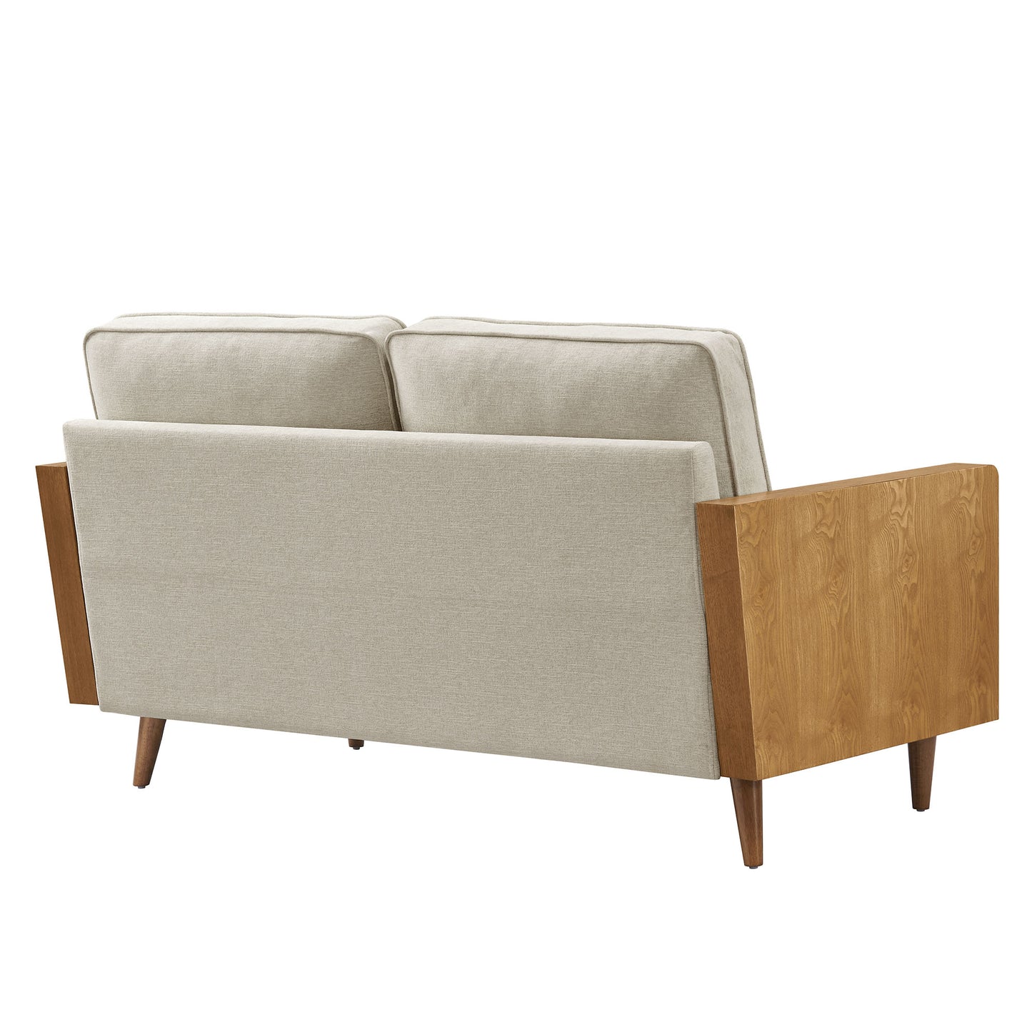Kellan Heathered Weave Fabric Loveseat by Furniture for America