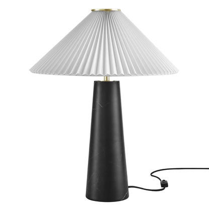 Nera Marble Table Lamp by Furniture for America