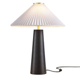 Riaza Marble Table Lamp in Black