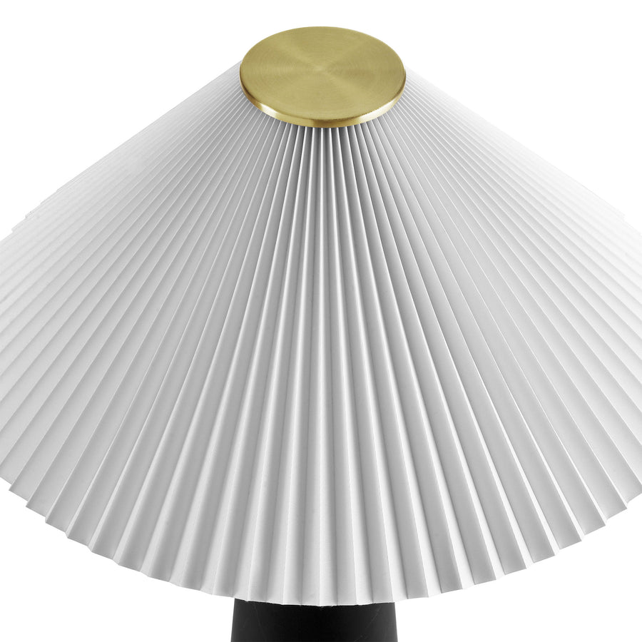 Riaza Marble Table Lamp in Black