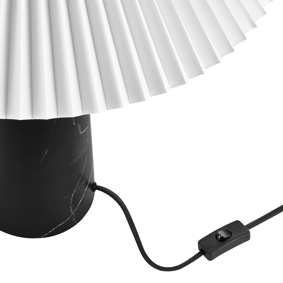 Riaza Marble Table Lamp in Black