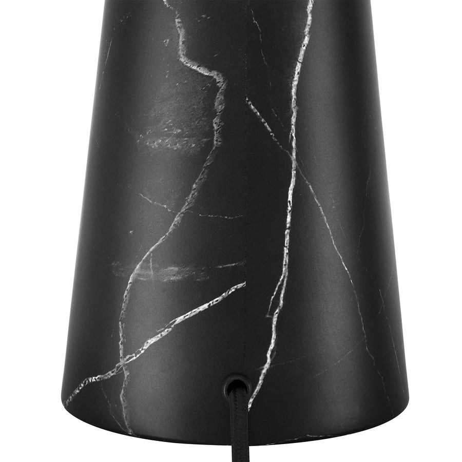 Riaza Marble Table Lamp in Black