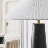 Riaza Marble Table Lamp in Black