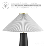 Riaza Marble Table Lamp in Black