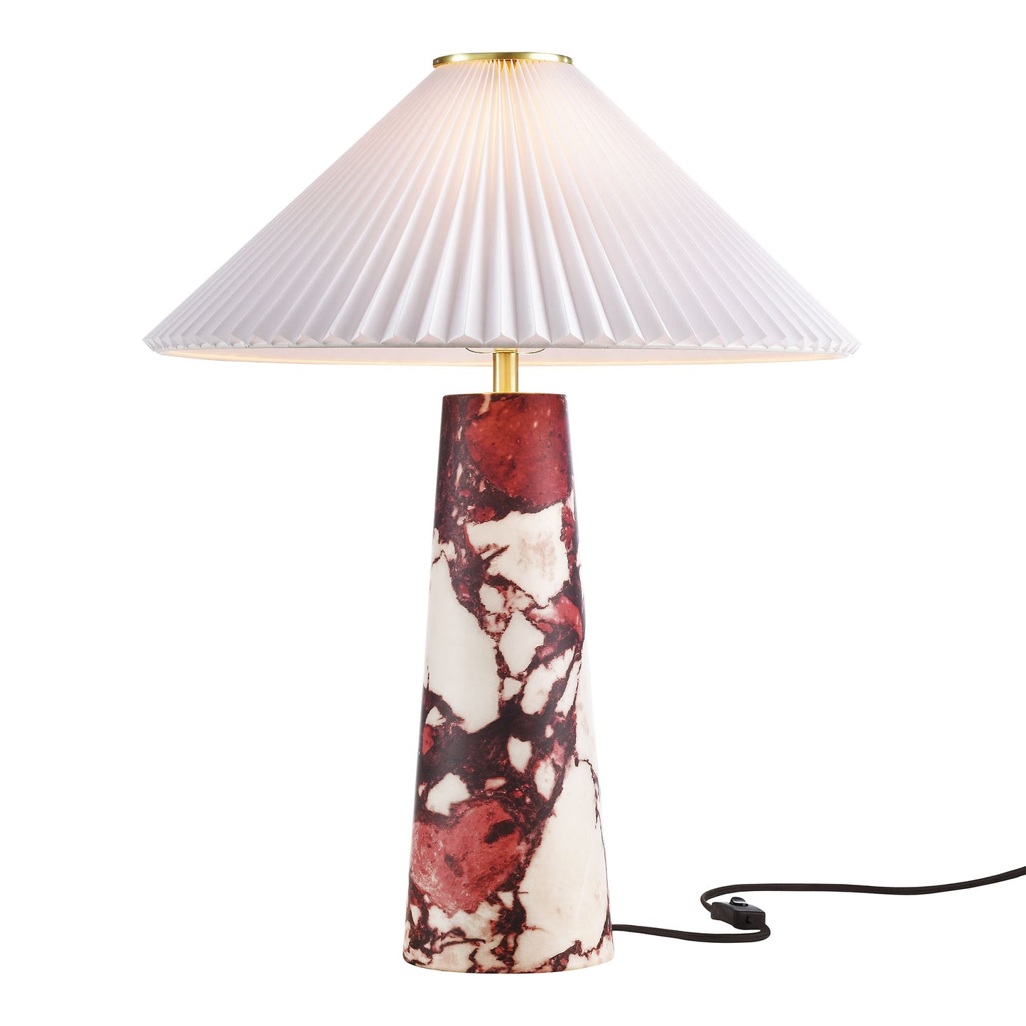 Nera Marble Table Lamp by Furniture for America