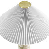 Riaza Marble Table Lamp in White