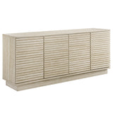 Vera 70" Faux Travertine Sideboard Cabinet TV Stand in Travertine