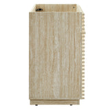 Vera 24" Faux Travertine Bathroom Vanity Cabinet (Sink Not Included) in Travertine