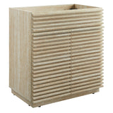 Vera 30" Faux Travertine Bathroom Vanity Cabinet (Sink Not Included) in Travertine