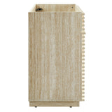 Vera 30" Faux Travertine Bathroom Vanity Cabinet (Sink Not Included) in Travertine
