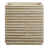 Vera 30" Faux Travertine Bathroom Vanity Cabinet (Sink Not Included) in Travertine