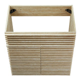 Vera 30" Faux Travertine Bathroom Vanity Cabinet (Sink Not Included) in Travertine