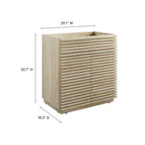Vera 30" Faux Travertine Bathroom Vanity Cabinet (Sink Not Included) in Travertine