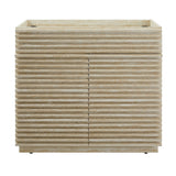 Vera 36" Faux Travertine Bathroom Vanity Cabinet (Sink Not Included) in Travertine