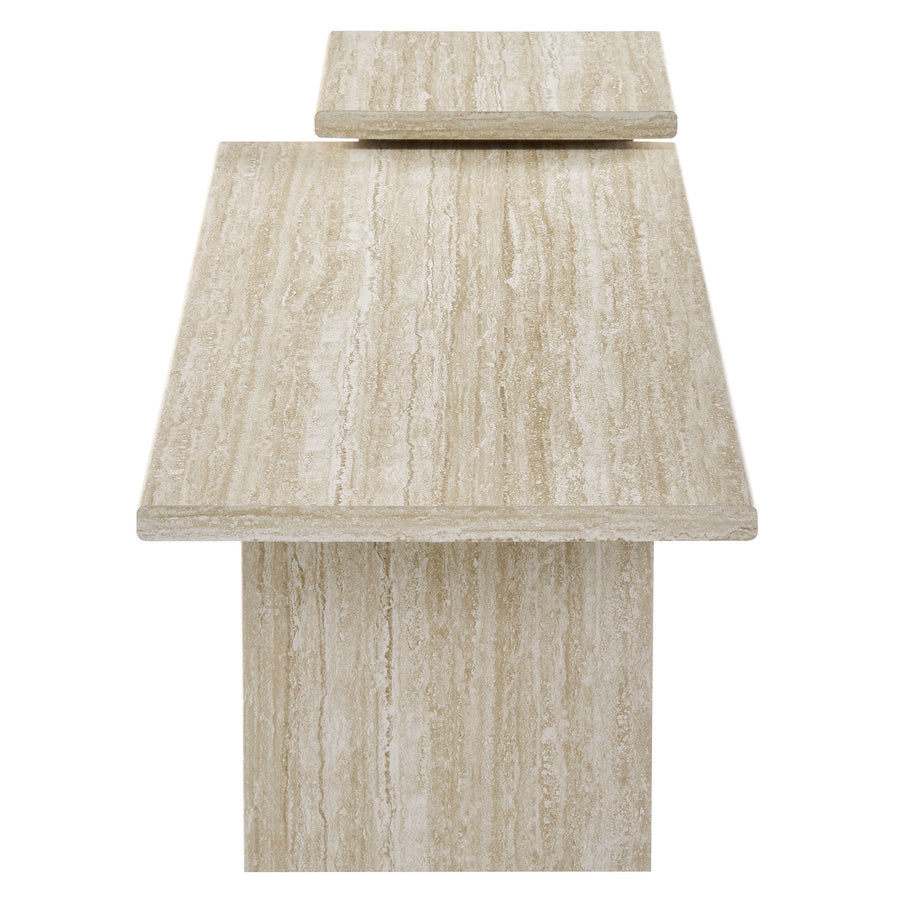 Vera Nesting Coffee Tables Set of 2 in Travertine