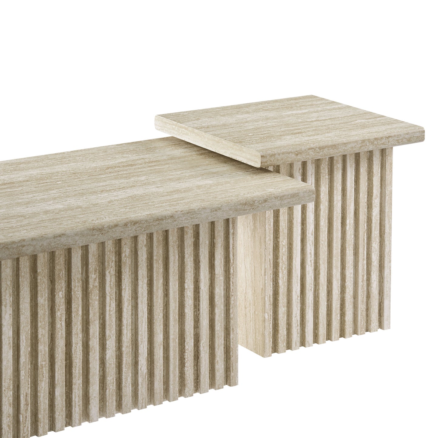 Render Nesting Coffee Tables Set of 2 by Furniture For America