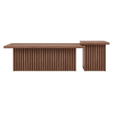 Vera Nesting Coffee Tables Set of 2 in Walnut