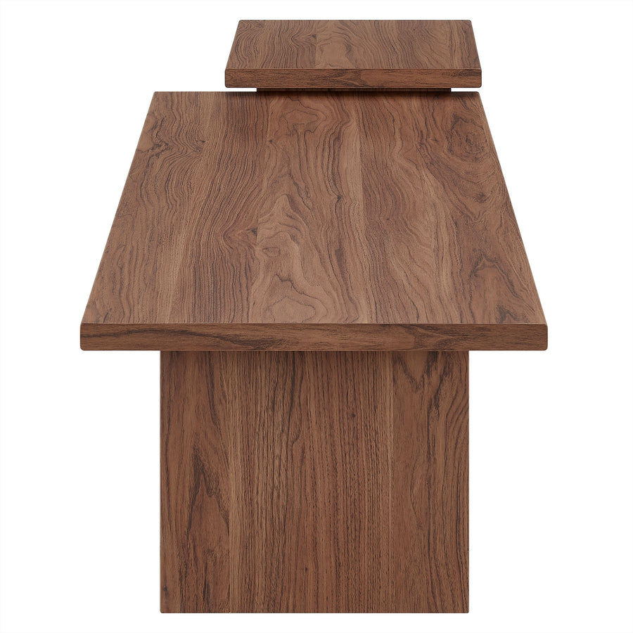 Vera Nesting Coffee Tables Set of 2 in Walnut