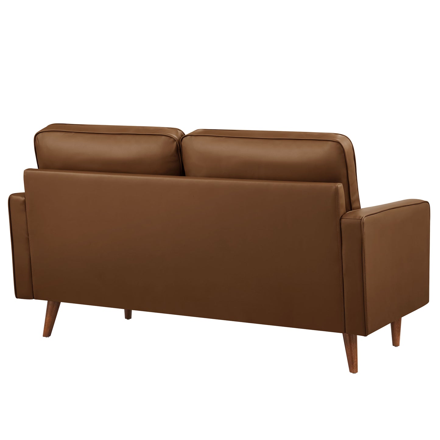 Valour Tufted Vegan Leather Loveseat by Furniture for America
