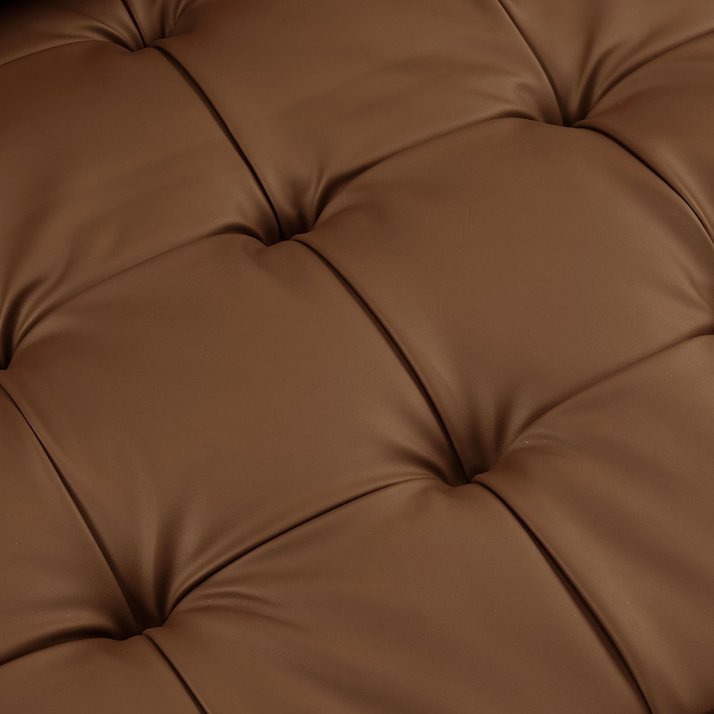 Valour Tufted Vegan Leather Loveseat by Furniture for America