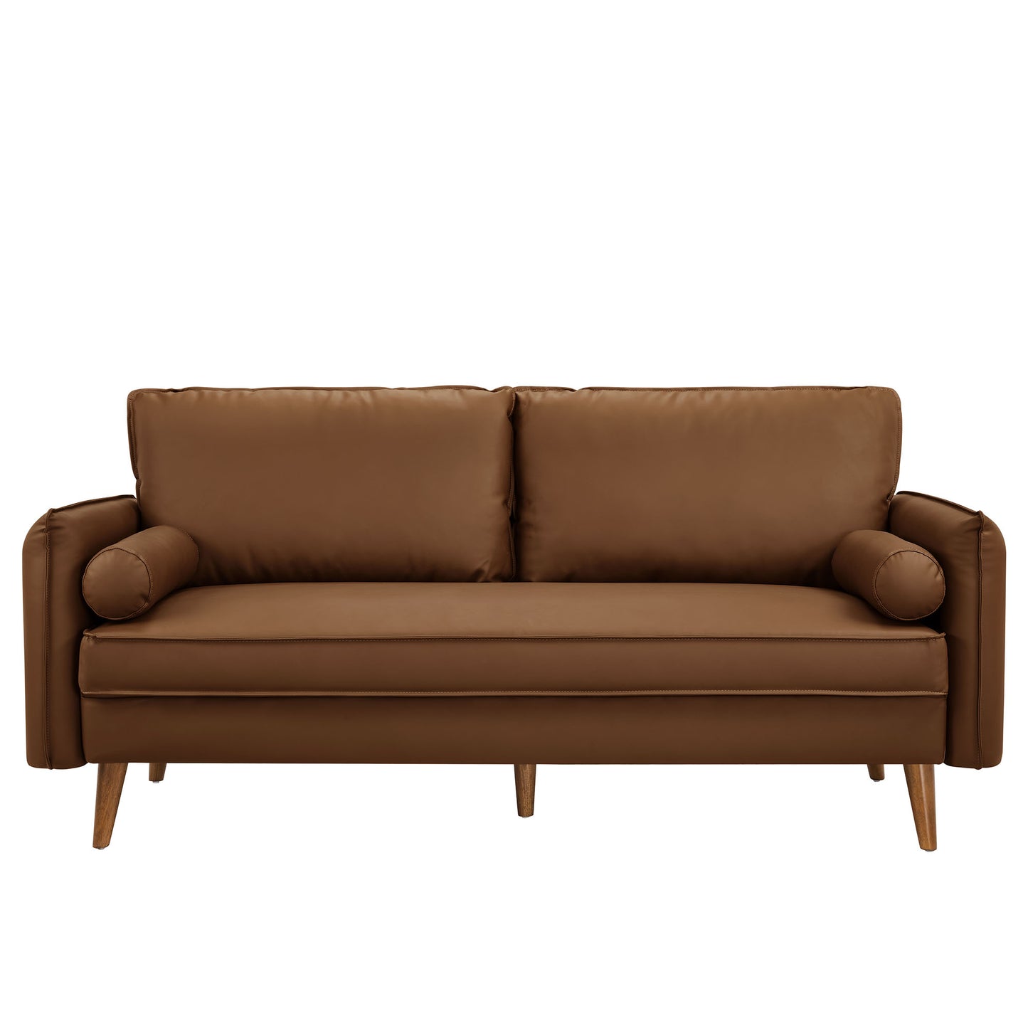 Revive Upholstered Vegan Leather Sofa by Furniture for America